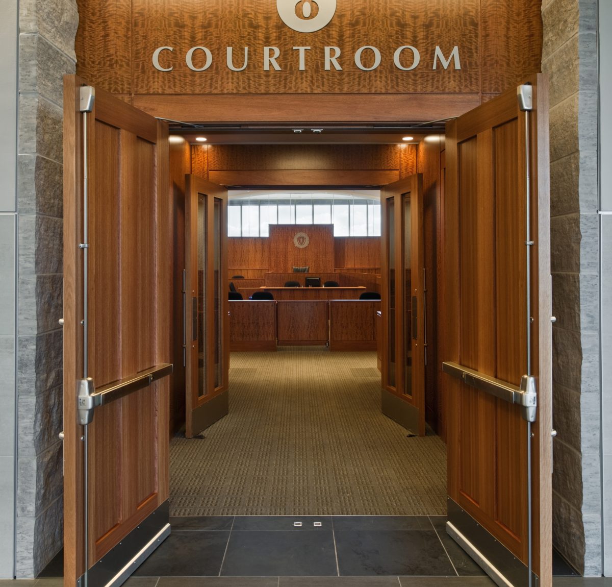 Fall River Justice Center Courtroom Entrance