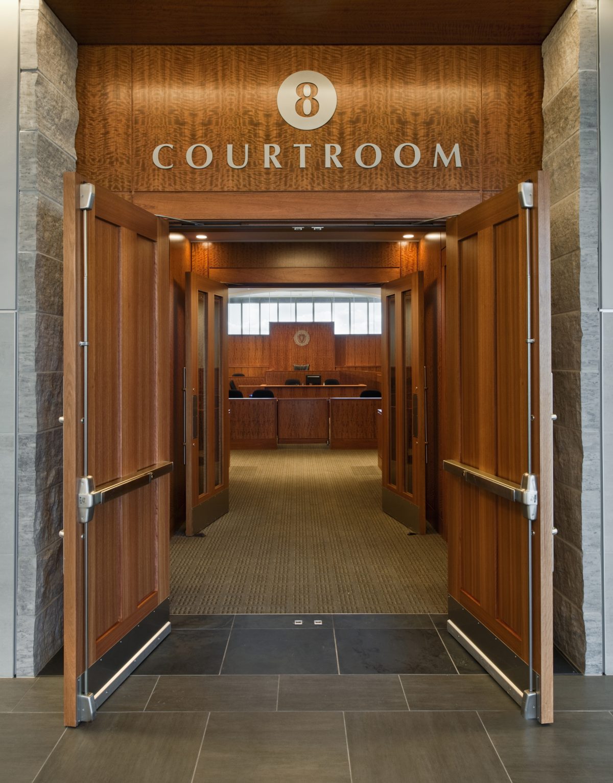 Fall River Justice Center Courtroom Entrance