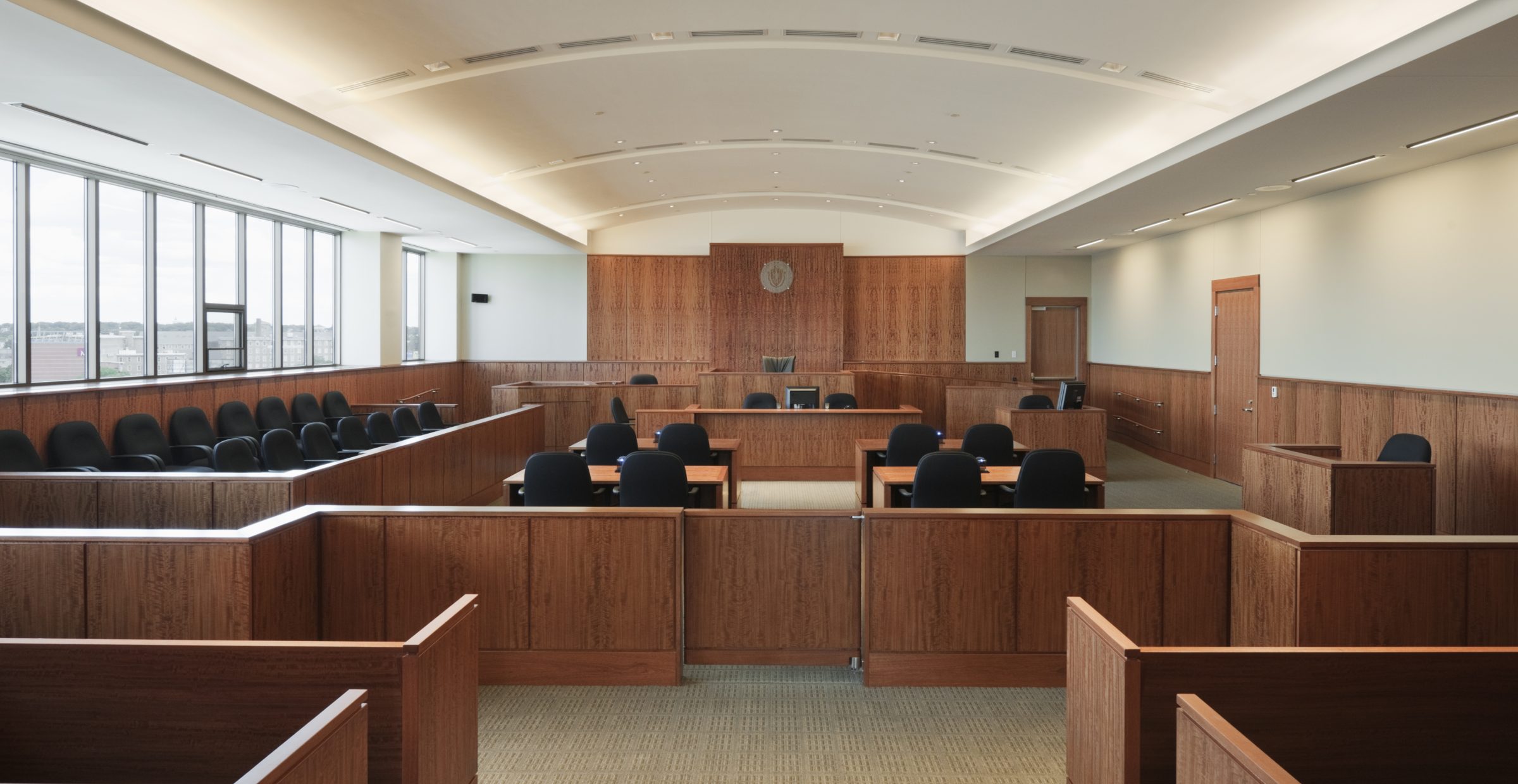Fall River Justice Center Courtroom