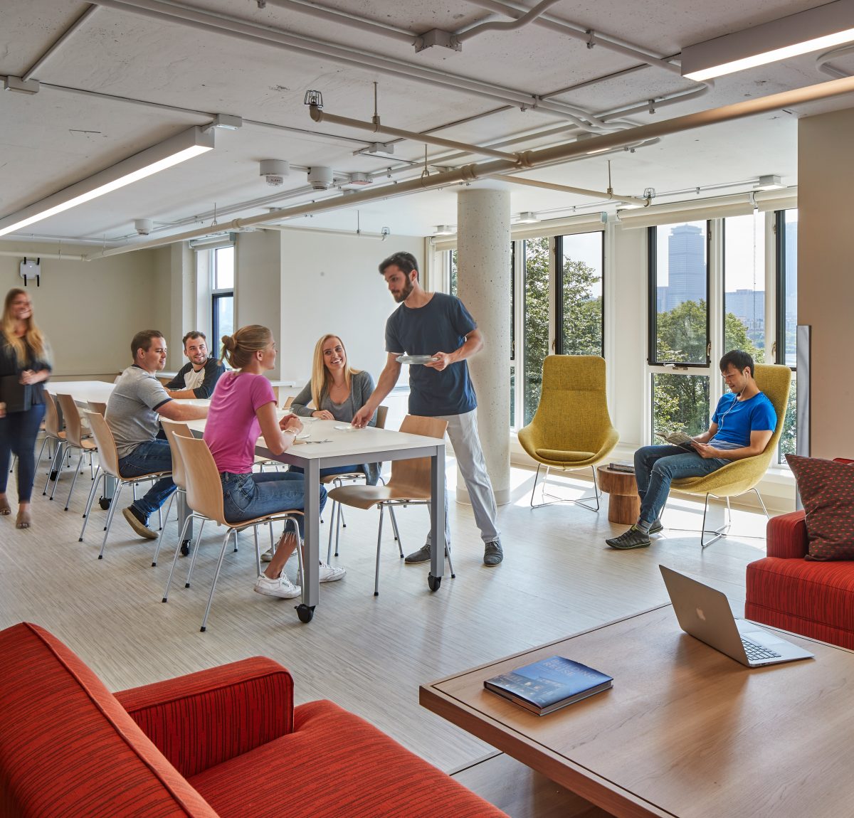 MIT New House Lounge Area