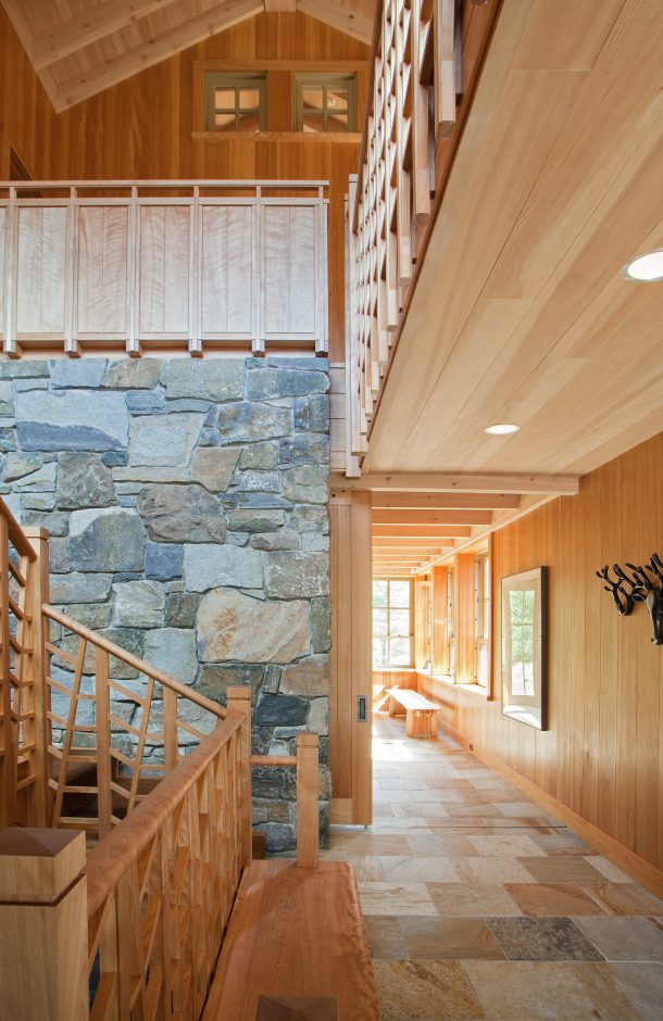 Vermont Ski Lodge Hallway