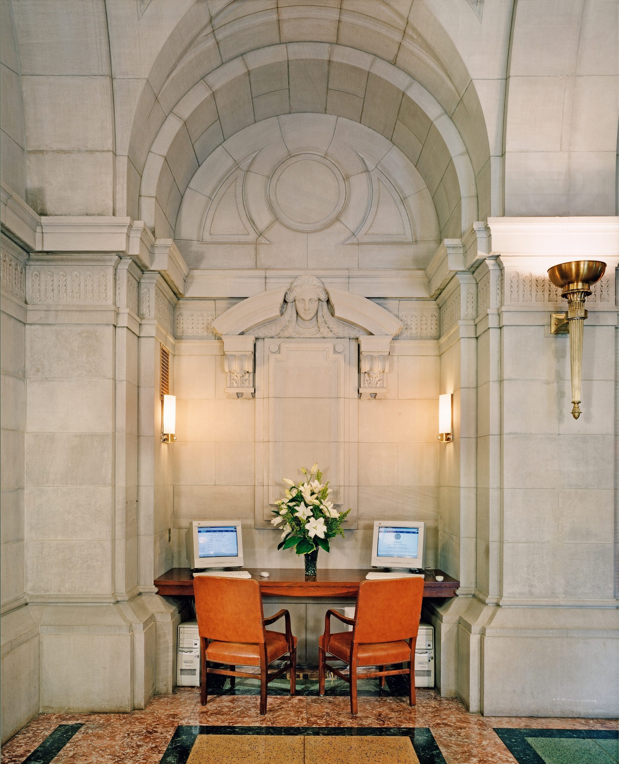 US District Court Marble Wall